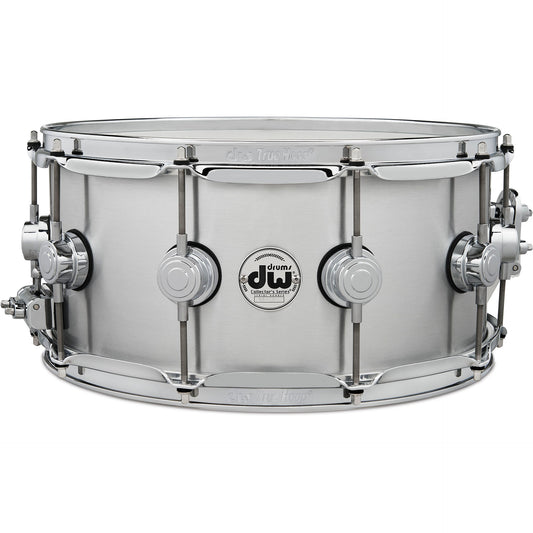 Drum Workshop 6.5x14" Rolled Aluminum Snare Drum with Chrome Hardware