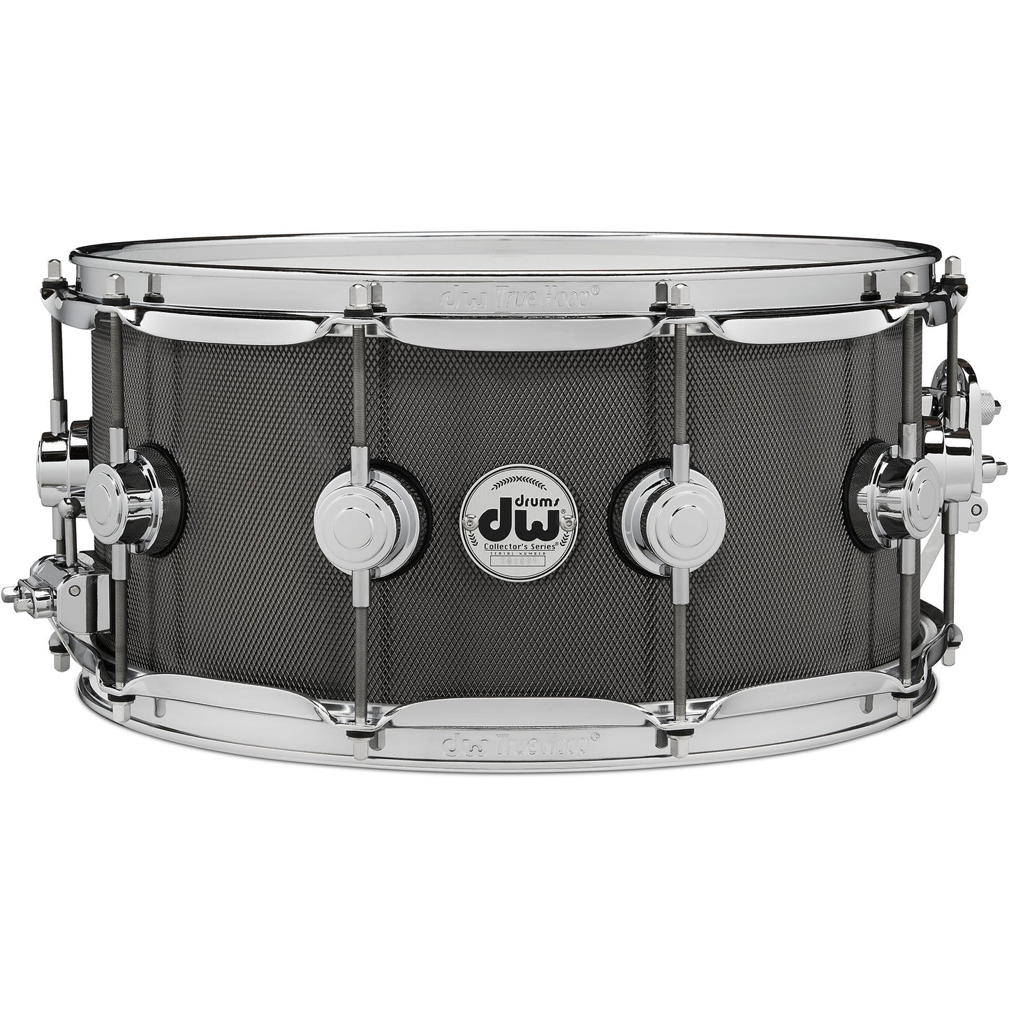 DW Collector's Series 6.5x14 Black Nickel Knurled Steel Snare Drum
