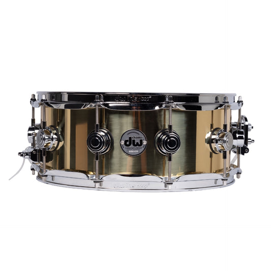 Drum Workshop DRVN5514SPCB  5.5x14 Snare Drum - Polished Brass