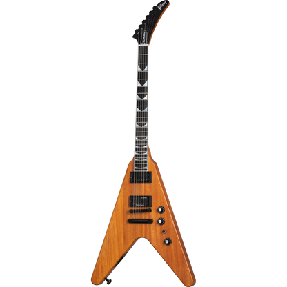 Gibson Dave Mustaine Flying V EXP Electric Guitar, Antique Natural