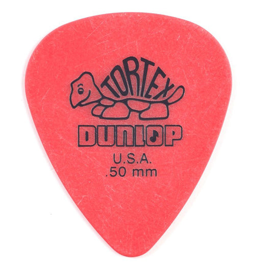 Dunlop 418P .50 Tortex Standard 12-Pack Picks