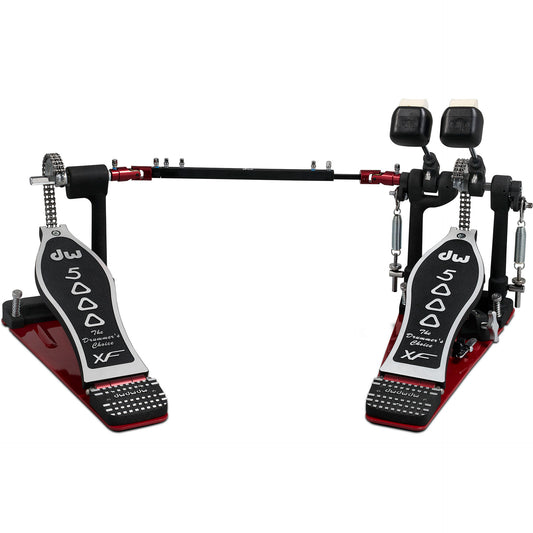 DW 5000-Series Double Bass Drum Pedal - ACCELERATOR XF DOUBLE PEDAL W/BAG