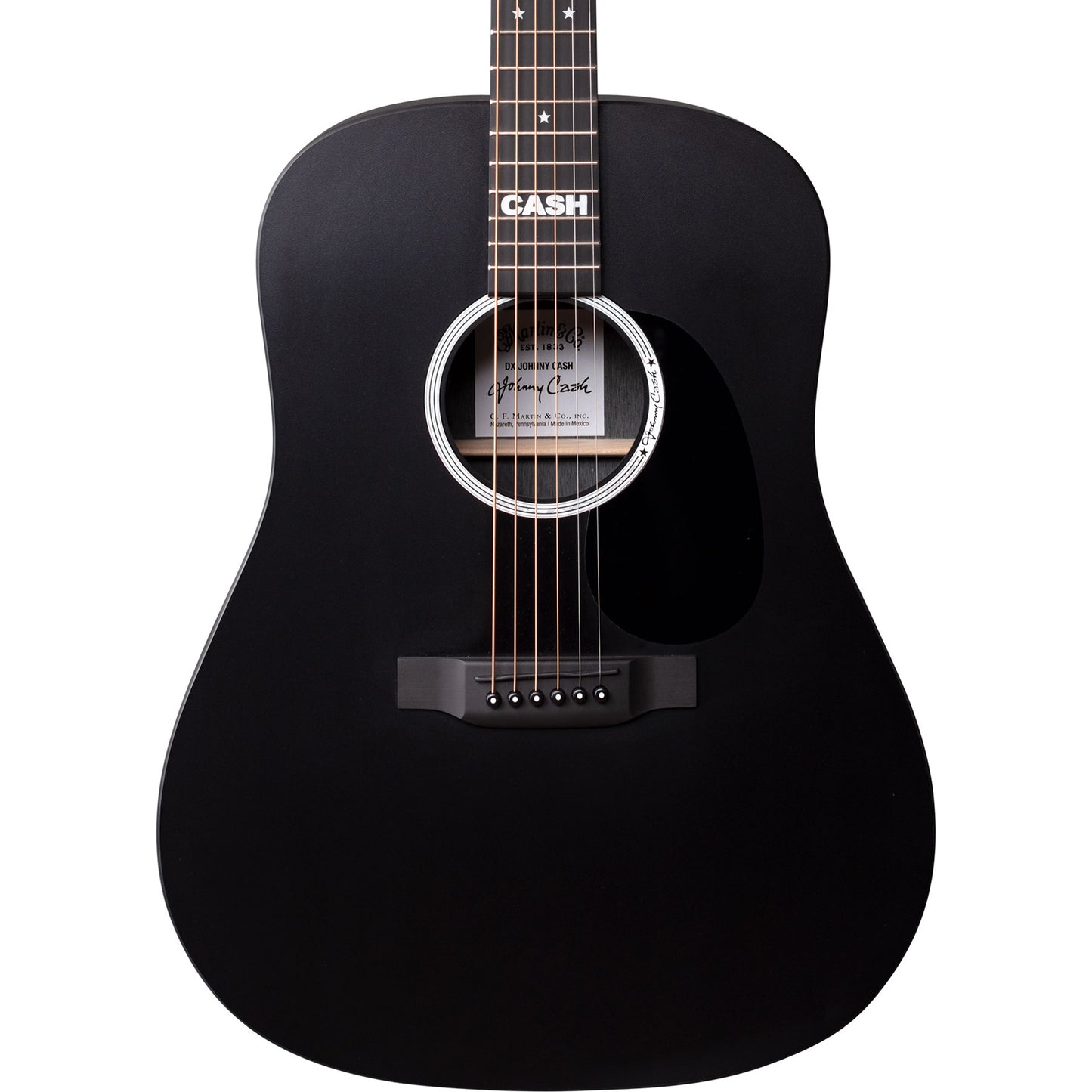 Martin DX Johnny Cash Signature X Series Acoustic Electric Guitar with Gig Bag