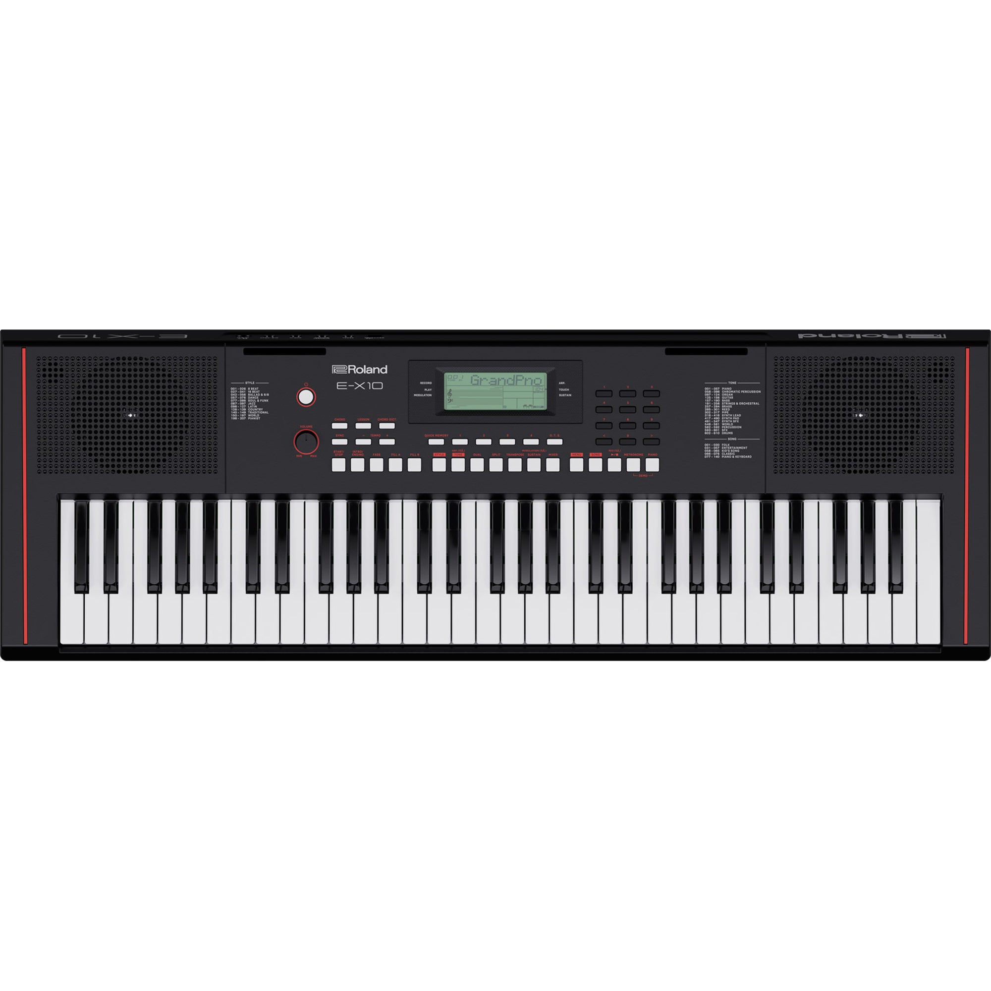 Roland E-X10 Portable Arranger Keyboard – Alto Music