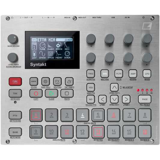 Elektron Syntakt E25 Edition 12 Track Drum Computer and Synthesizer