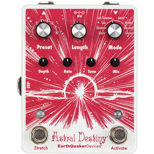 EarthQuaker Devices Astral Destiny Octal Octave Reverberation Odyssey Pedal