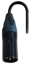 Earthworks C30-XLR Installed XLR-Male on ChoirMic Series Microphone Cable