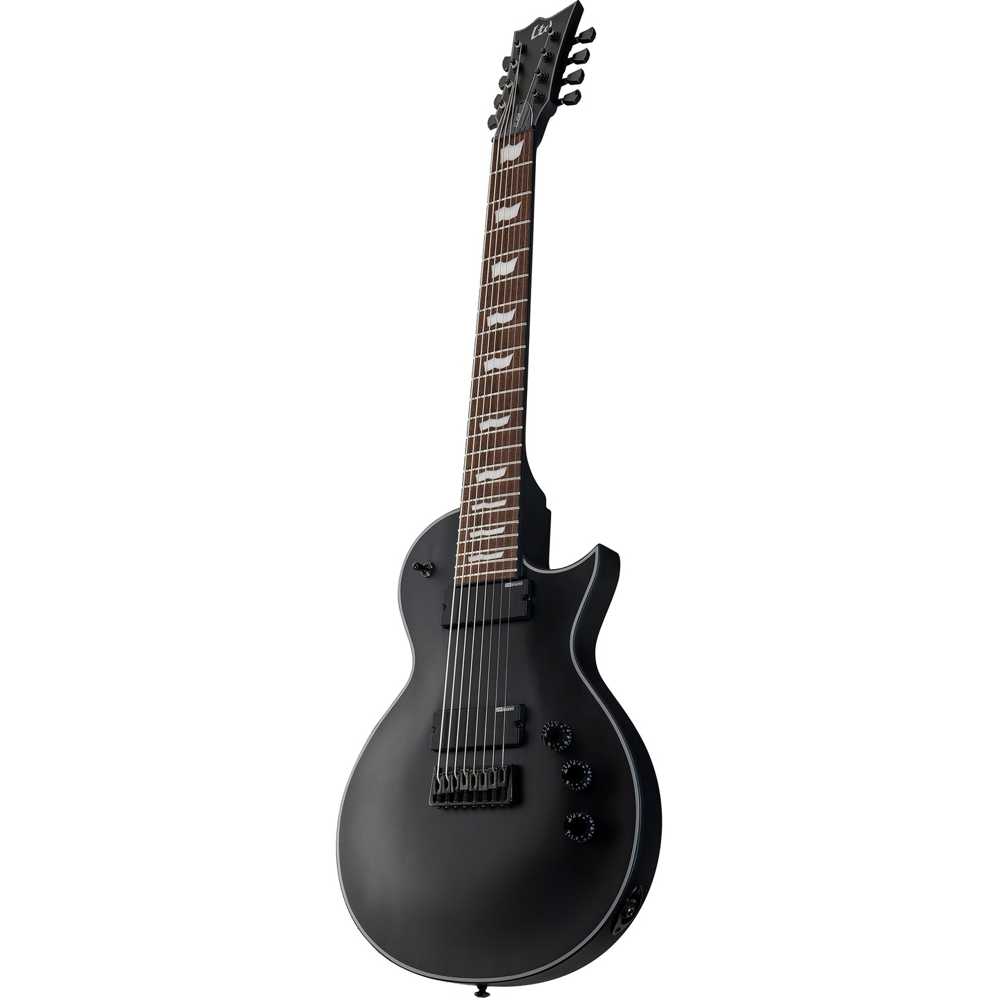 ESP LTD EC-258 8-String Electric Guitar, Black Satin