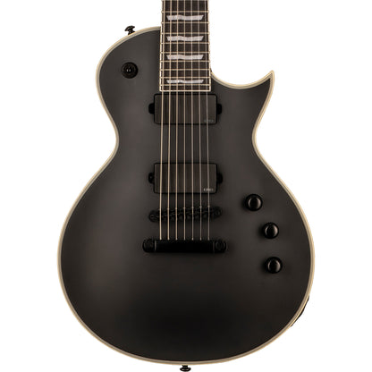 ESP LTD EC-407 7-String Electric Guitar, Black Satin