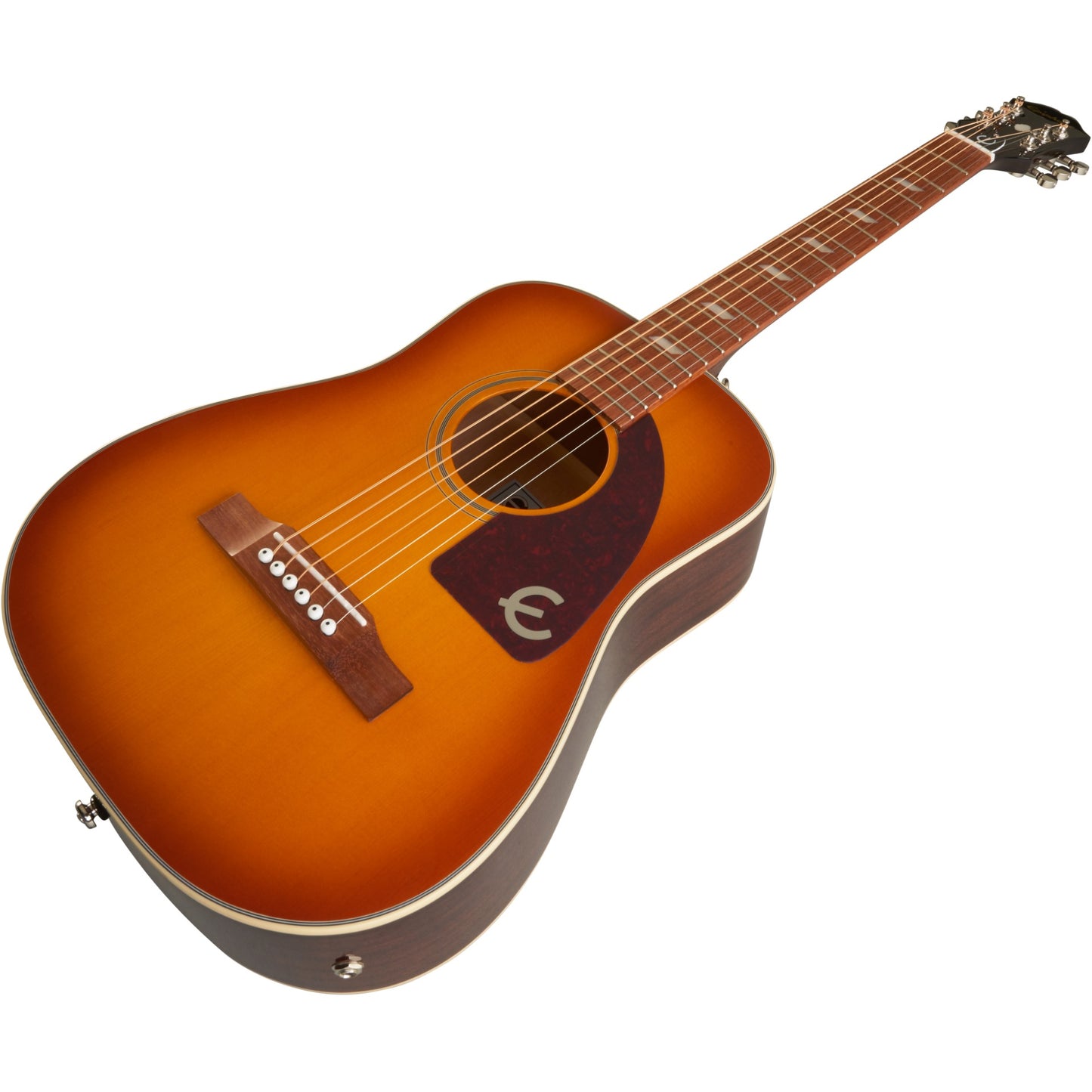 Epiphone Lil’ Text Travel Acoustic Electric Guitar in Faded Cherry