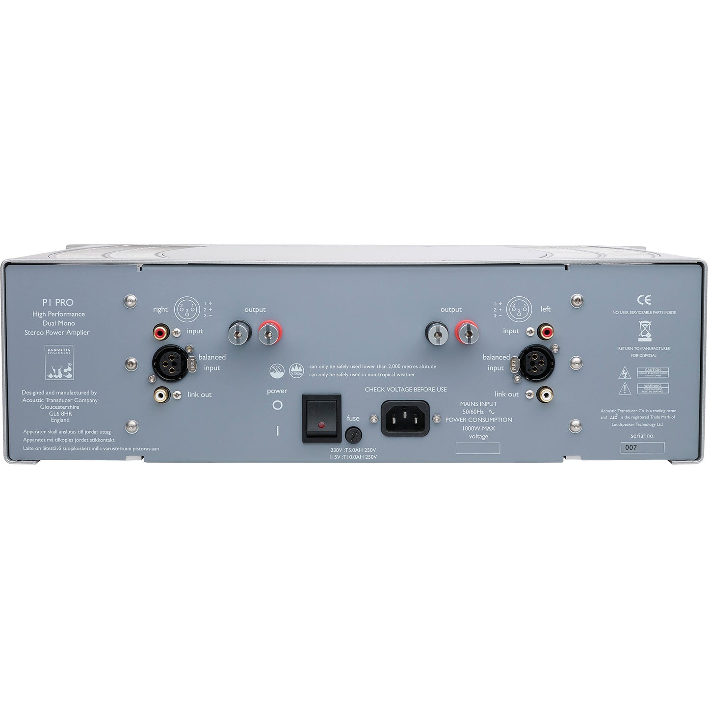 ATC P1 Pro Dual-Mono Power Amplifier