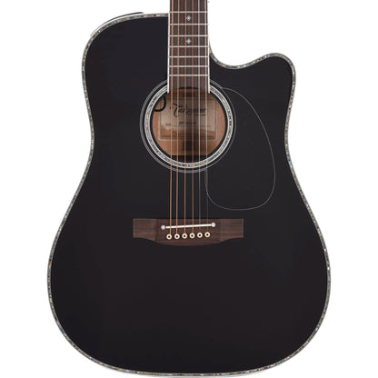 Takamine Legacy Series EF341DX Dreadnought Acoustic Electric Guitar, Black