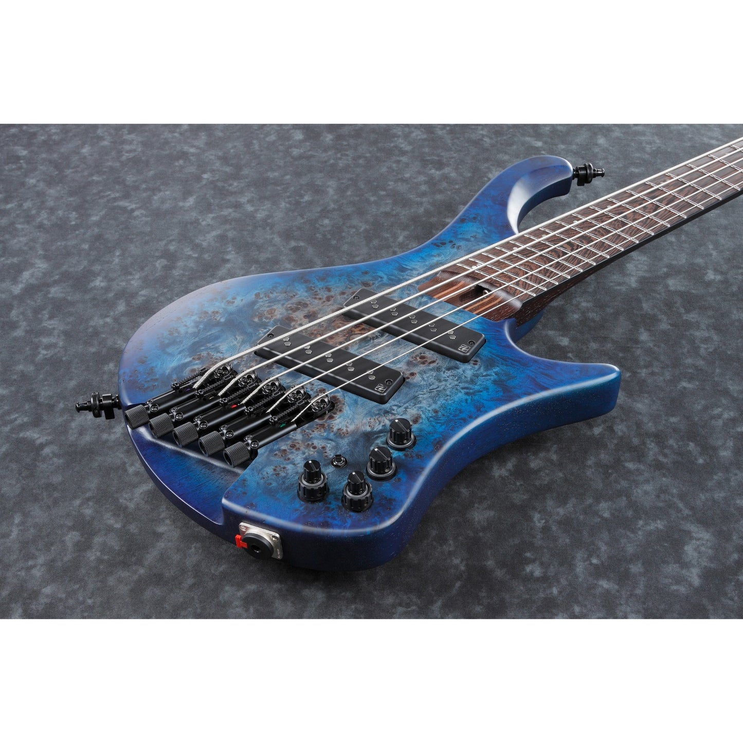 Ibanez EHB Ergonomic 5-String Headless Bass - Pacific Blue Burst Flat