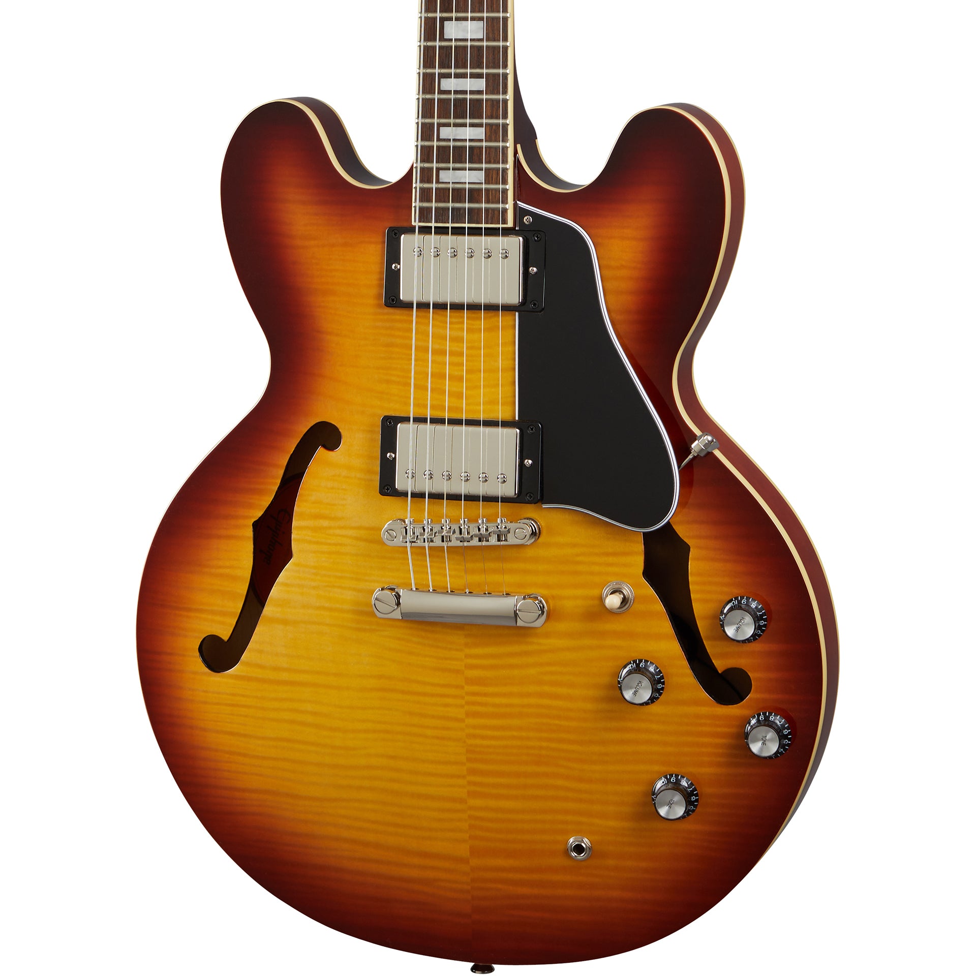 Epiphone ES-335 Semi Hollow Electric Guitar - Raspberry Tea Burst ...