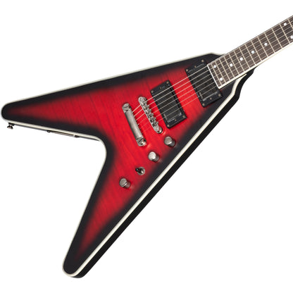 Epiphone Dave Mustaine Flying V Prophecy Electric Guitar - Aged Dark Red Burst