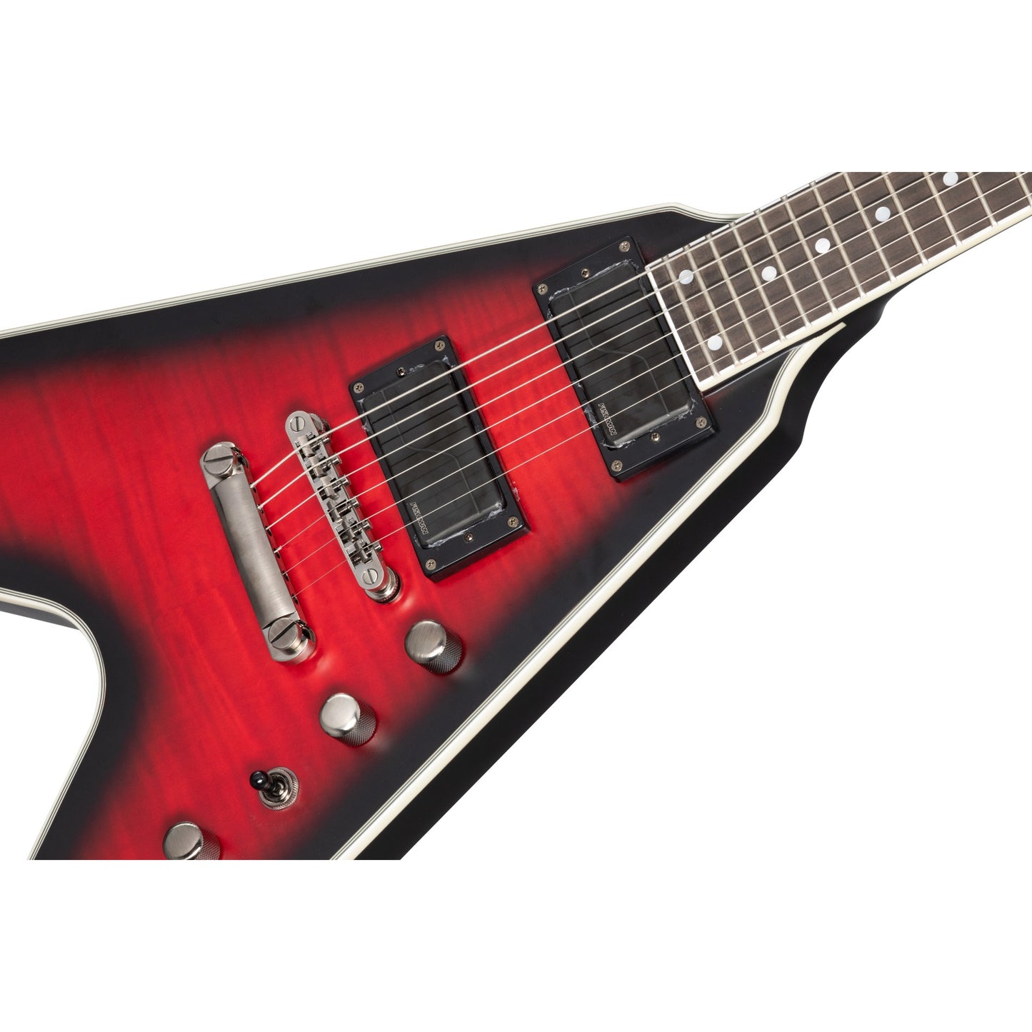 Epiphone Dave Mustaine Flying V Prophecy Electric Guitar - Aged Dark Red Burst