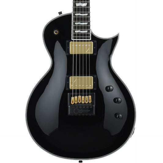 ESP E-II Eclipse Full Thickness Evertune Electric Guitar w/ Case, Black