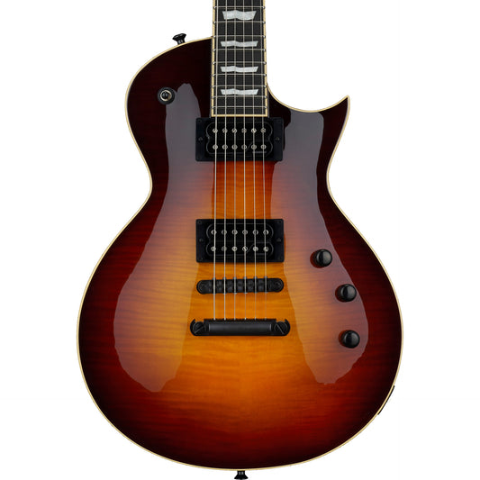 ESP E-II Eclipse Full Thickness, Flamed Maple Electric Guitar, Tobacco Sunburst