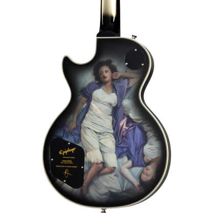 Epiphone Adam Jones Les Paul Custom Art Collection: Korin Faught’s “Sensation” - Antique Silverburst
