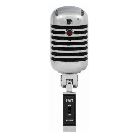 Eikon DM55V2 Vintage Design Professional Vocal Dynamic Microphone - Chrome