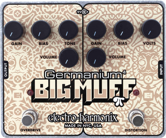 Electro Harmonix Germanium 4 Big Muff Pi Overdrive/Distortion Guitar Pedal