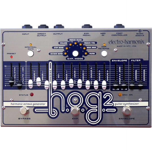 Electro Harmonix HOG 2 Harmonic Octave Generator Guitar Effects Pedal