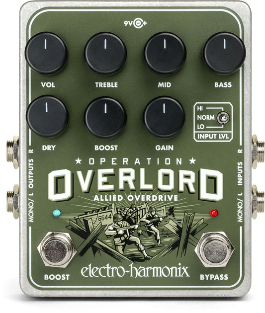 Electro Harmonix Operation Overlord Allied Overdrive Pedal