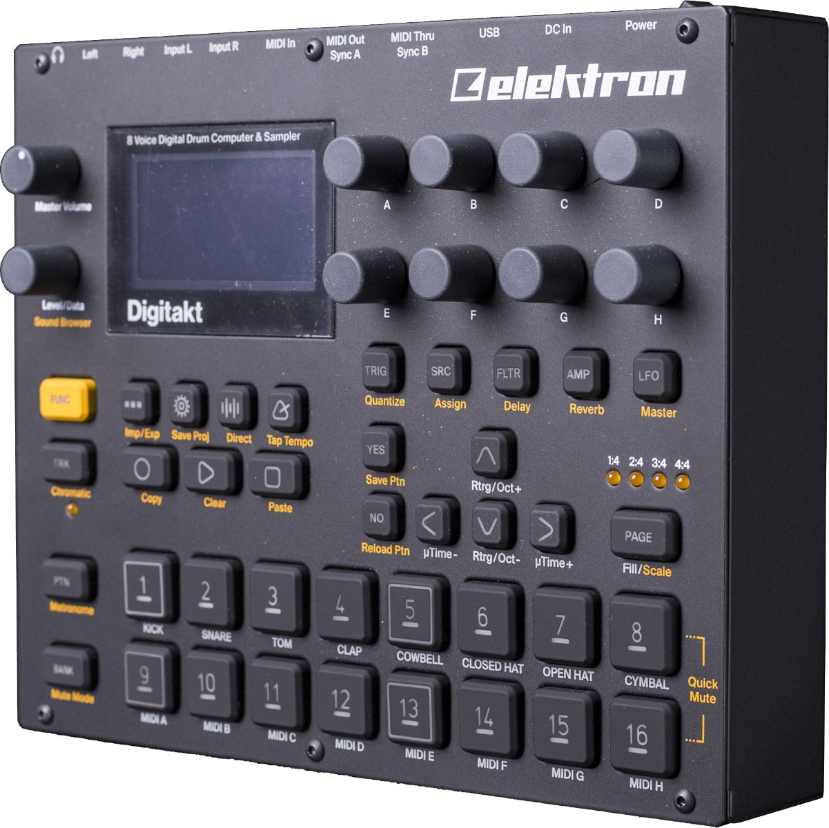 Elektron Digitakt Eight Voice Digital Drum Machine and Sampler