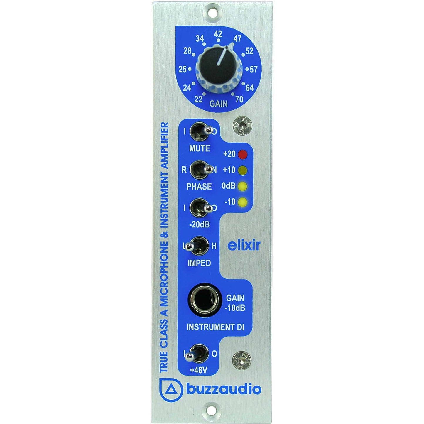 Buzz Audio Elixir 500-Series Mic Preamp