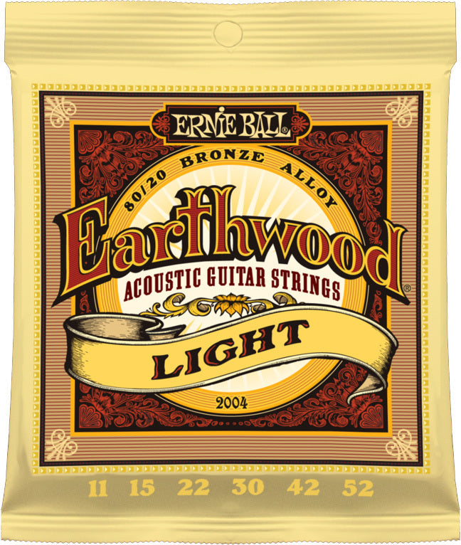 Ernie Ball Earthwood Acoustic Guitar Strings Light 11-52