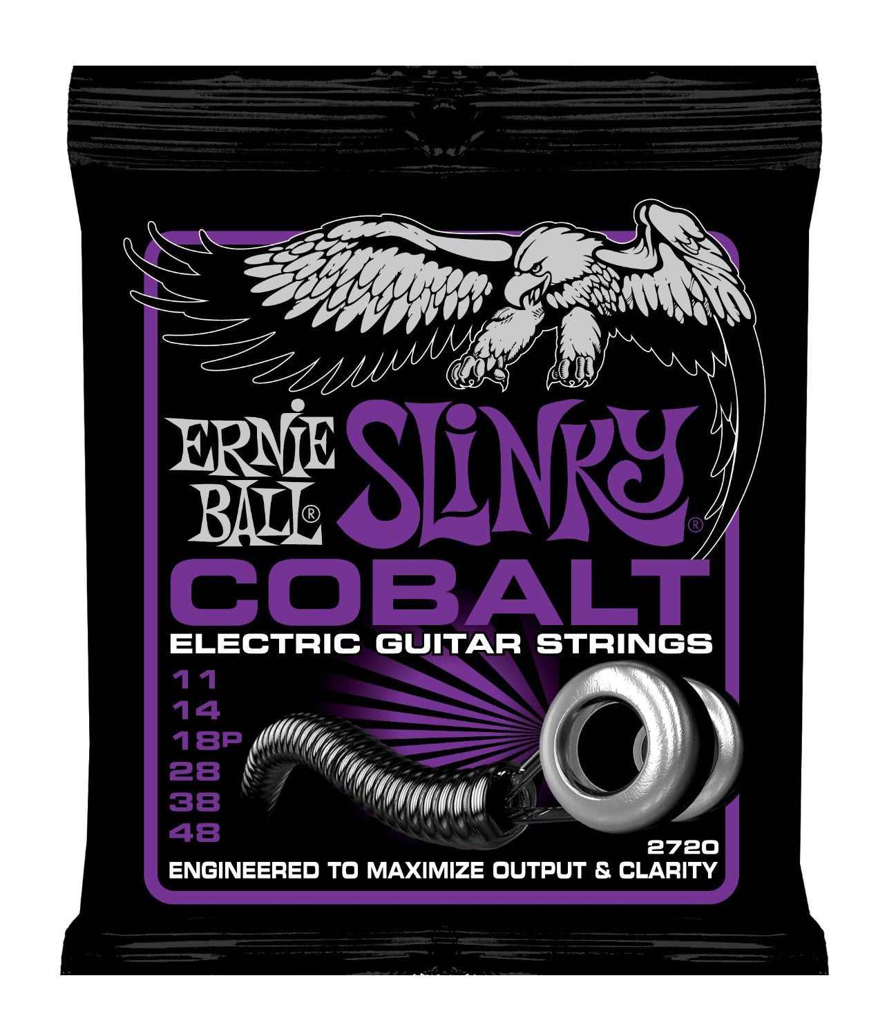 Ernie Ball 2720 Power Slinky Cobalt Electric Guitar Strings
