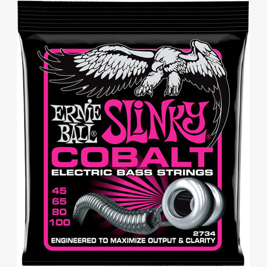 Ernie Ball 2734 Super Slinky Cobalt Bass String Set