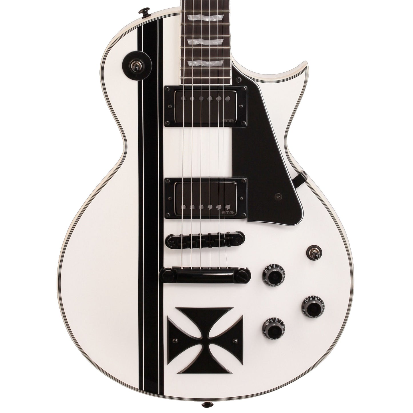 ESP LTD Iron Cross James Hetfield Signature Electric Guitar - Snow White