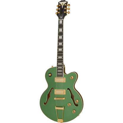 Epiphone Uptown Kat ES Semi Hollow Electric Guitar, Emerald Green Metallic