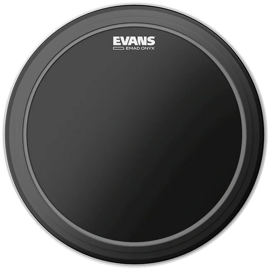 Evans EMAD ONYX Bass Drumhead 24" Frost Coated Bass Batter