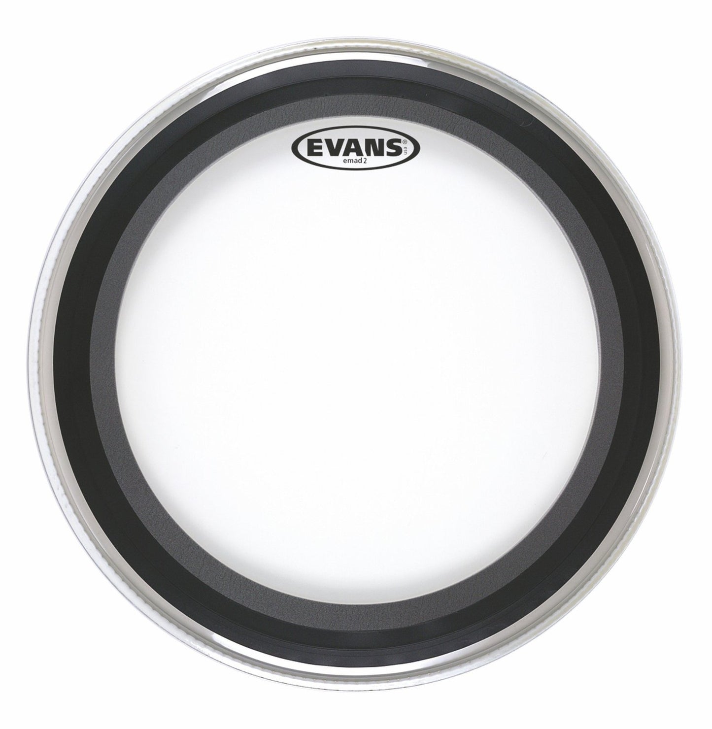 Evans BD22EMAD2 22" EMAD2 Batter Bass Drum Head Clear