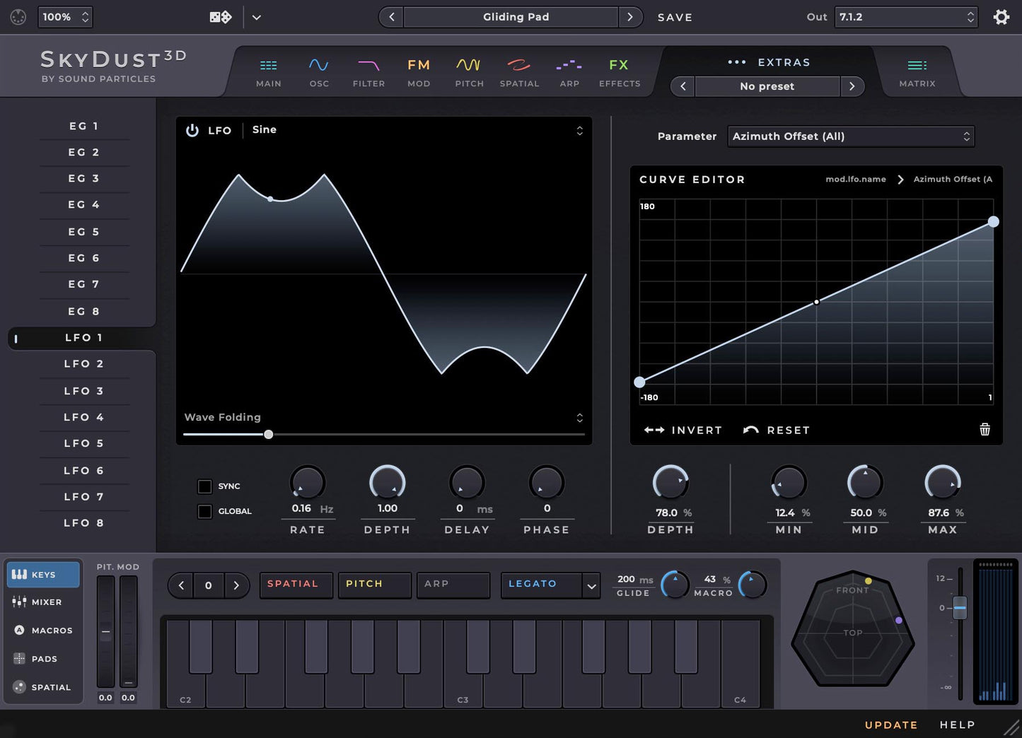 Sound Particles SkyDust 3D Immersive Synth Plug-In