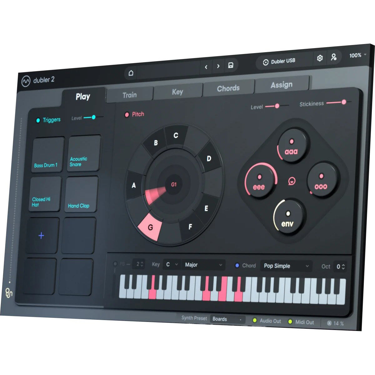 Vochlea Dubler Studio Kit 2 Live Audio to Midi Solution