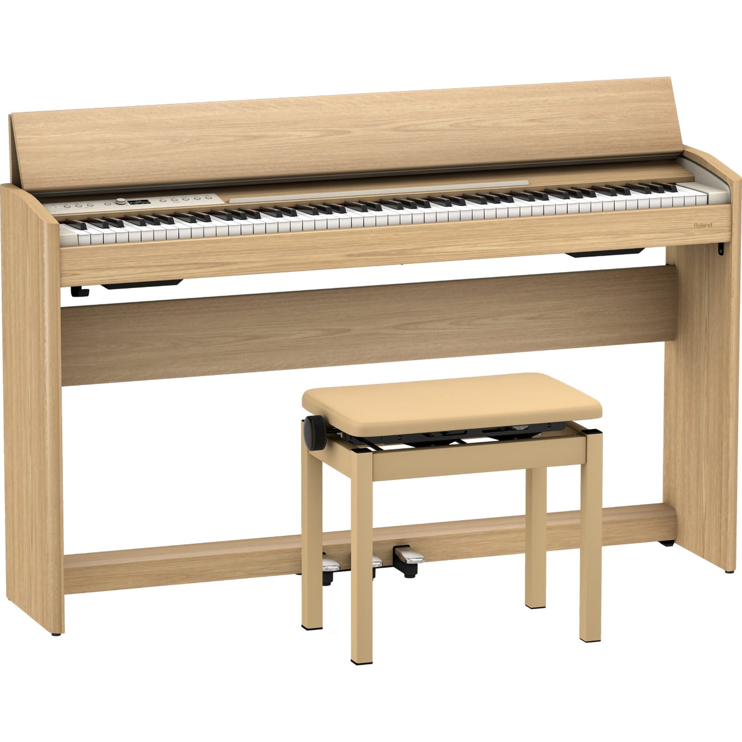 Roland F701-LA Modern Design Piano - Light Oak