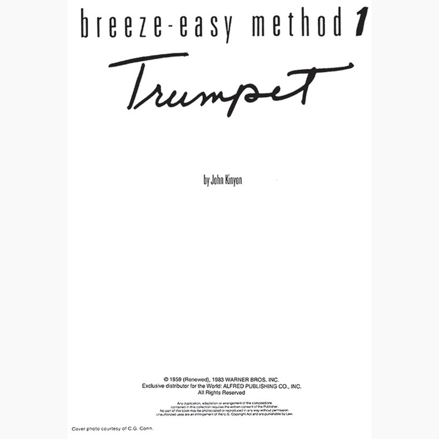 Breeze Easy Method Trumpet/Cornet