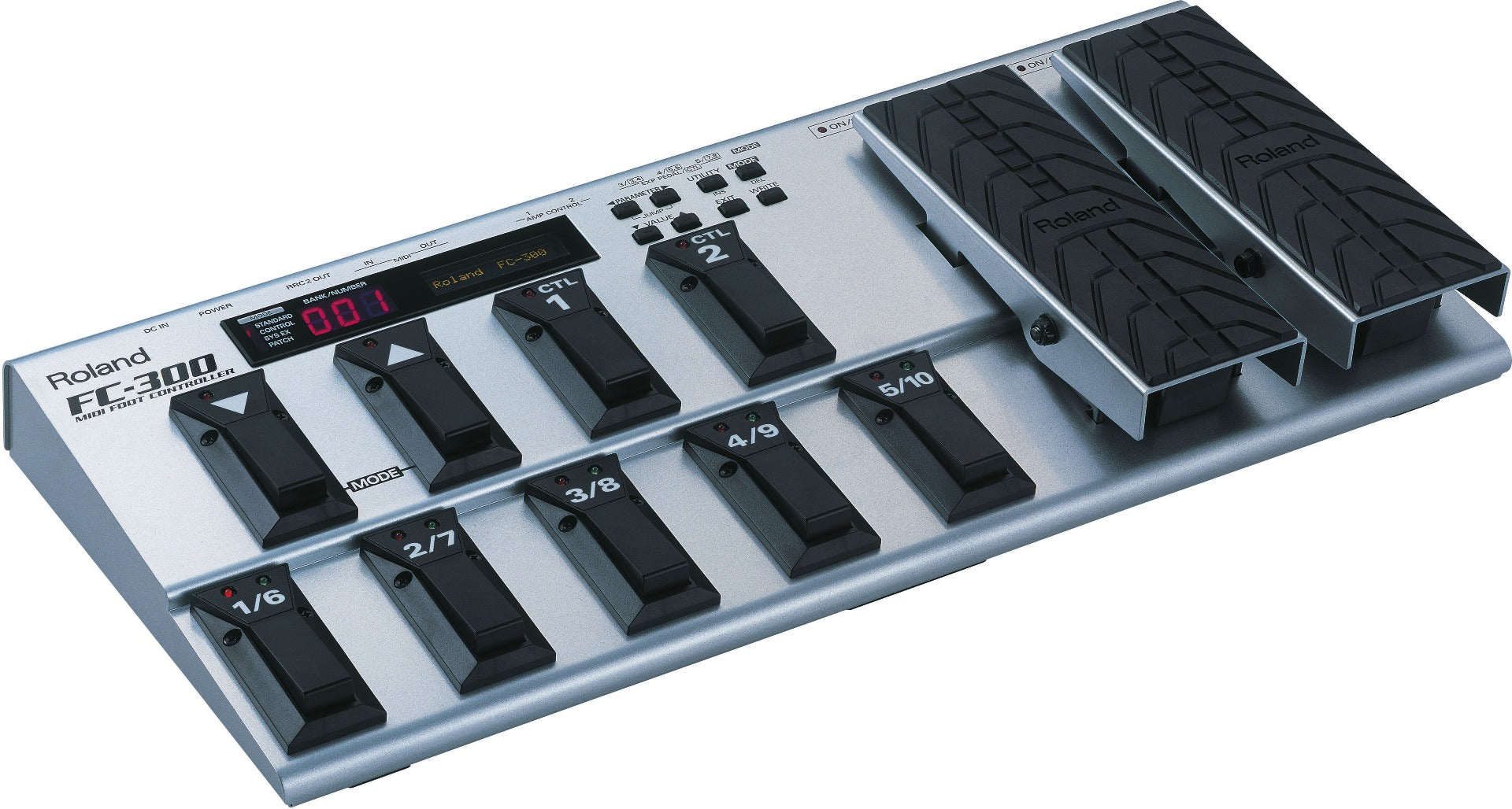 roland midi pedal Roland FC-300 MIDI Foot Controller with Expression Pedals – Alto Music