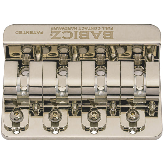 Full Contact Hardware Babicz Original Series FCH4 Bass Guitar Bridge - Nickel