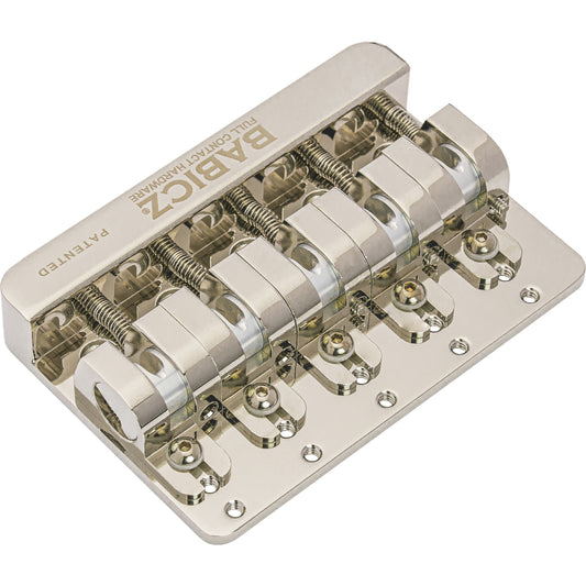 Babicz Full Contact Hardware FCH5 Bass Guitar Bridge - Nickel