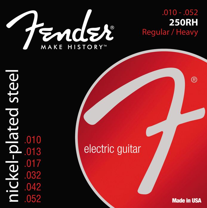 Fender 250RH Super 250 Nickel-Plated Steel Electric Strings - Heavy
