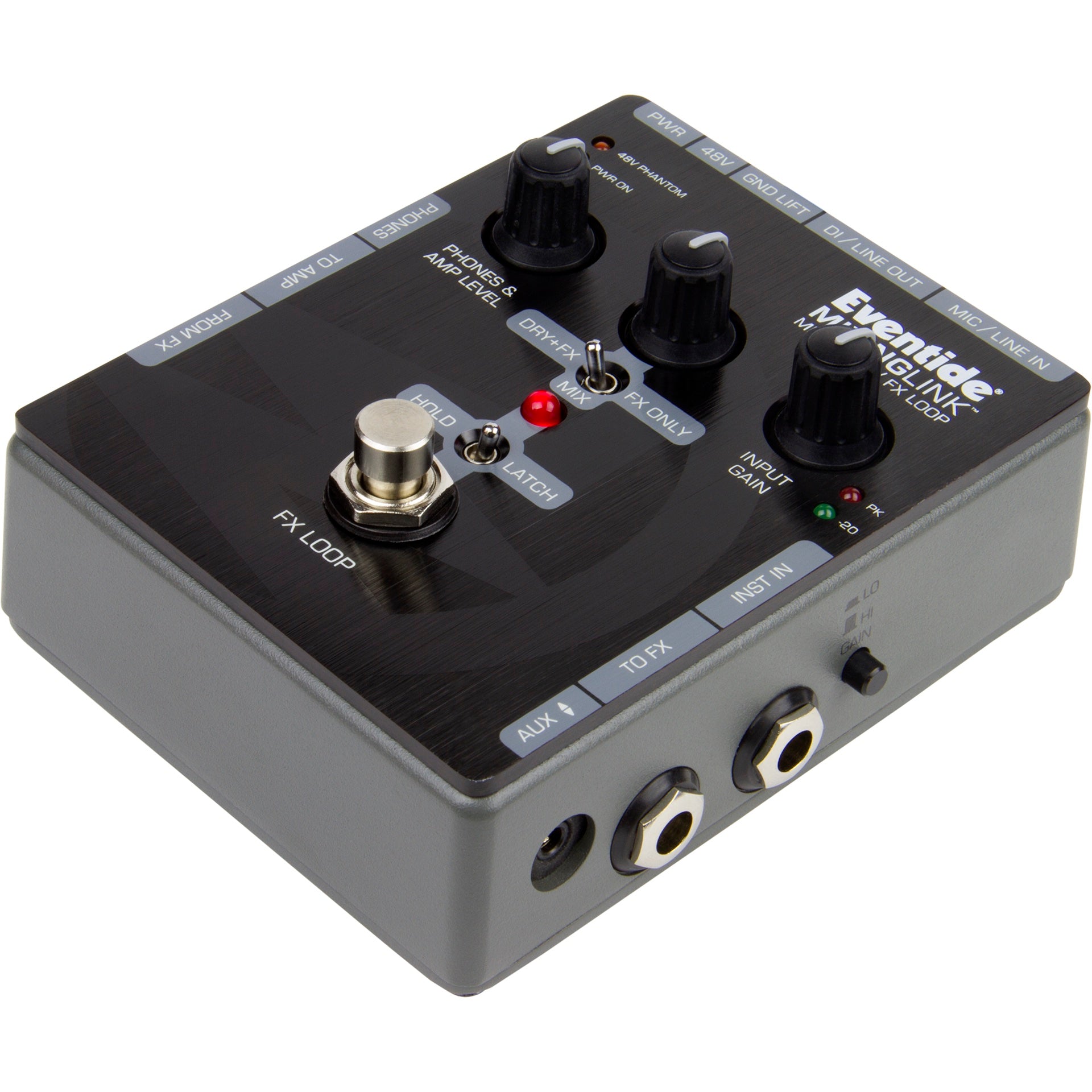 vocal preamp pedal Eventide MixingLink Microphone Preamp with Effects Loop