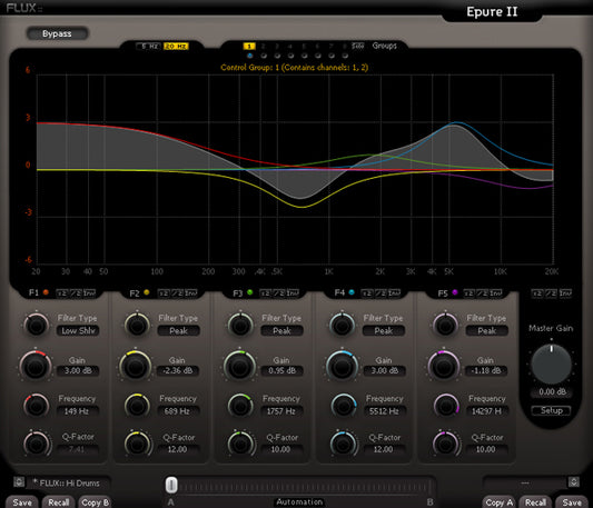 Flux EPure 2 5-Band Fully Parametric EQ for Native