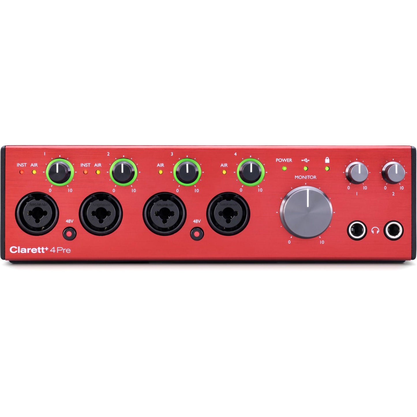 Focusrite Clarett+ 4Pre 18x8 USB-C Audio Interface