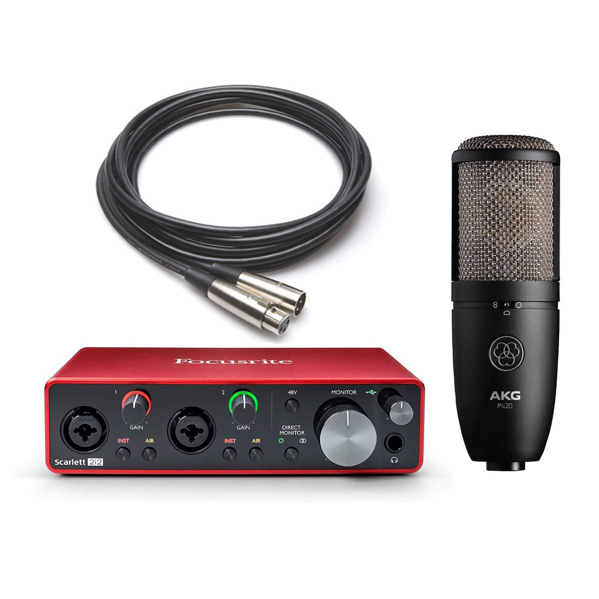 Focusrite Scarlett 2i2 3rd Gen 2-in, 2-out USB Audio Interface