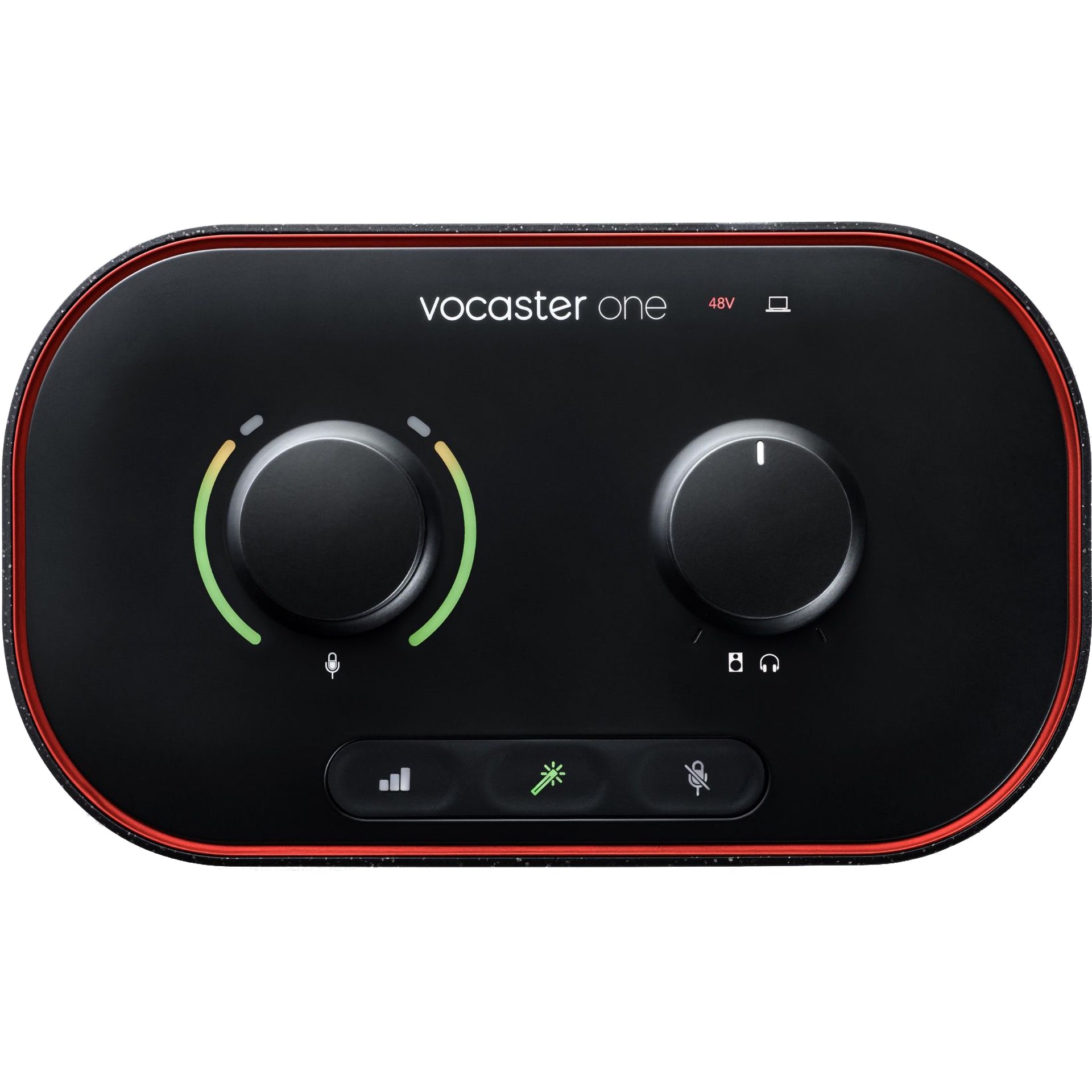 Podcasterone Focusrite Vocaster One Podcaster Interface for Solo Content Creators ...