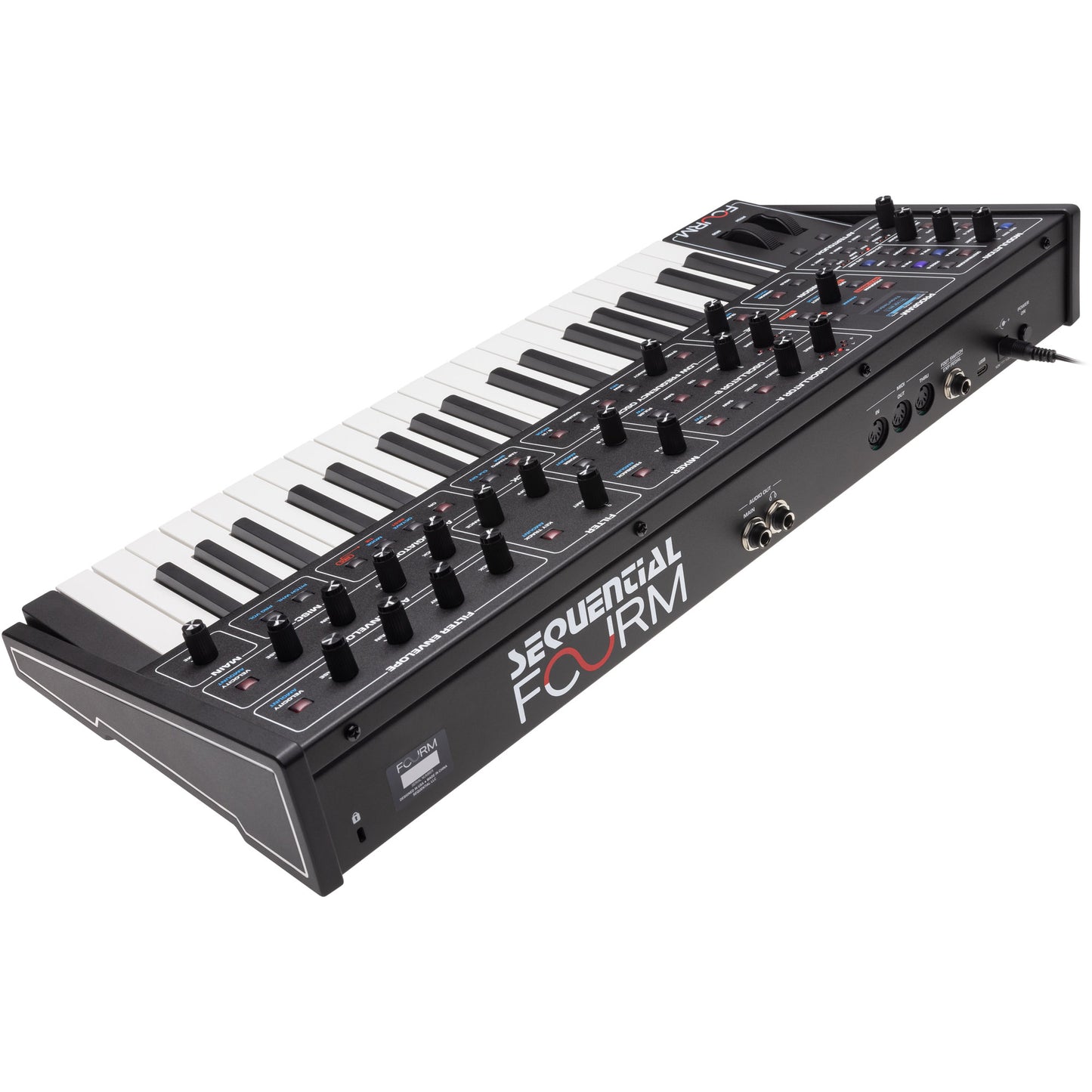 Sequential Fourm 37-Key 4 Voice Analog Synthesizer w/ Polyphonic Aftertouch